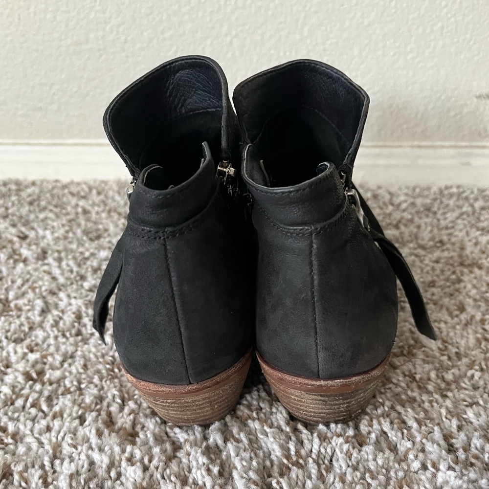 Sam Edelman Leather Packer Ankle Booties in Black Women's Size 8 - Picture 3 of 16